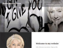 Tablet Screenshot of helenmirren.com